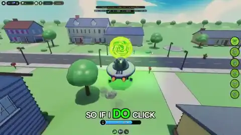 Portal opens and the player walks through